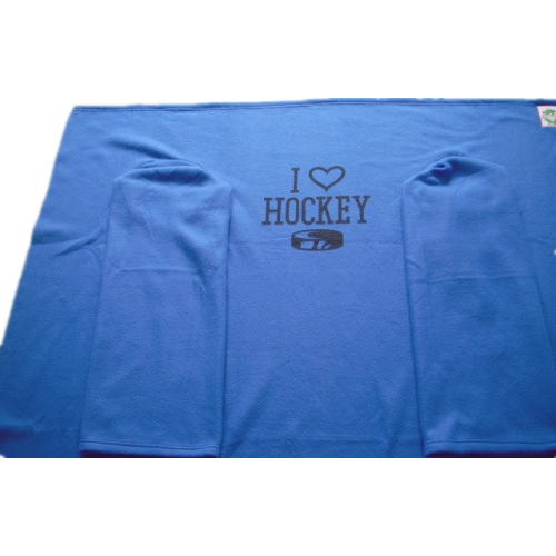 100% double-sided plush Snuggie TV blanket with sleeves